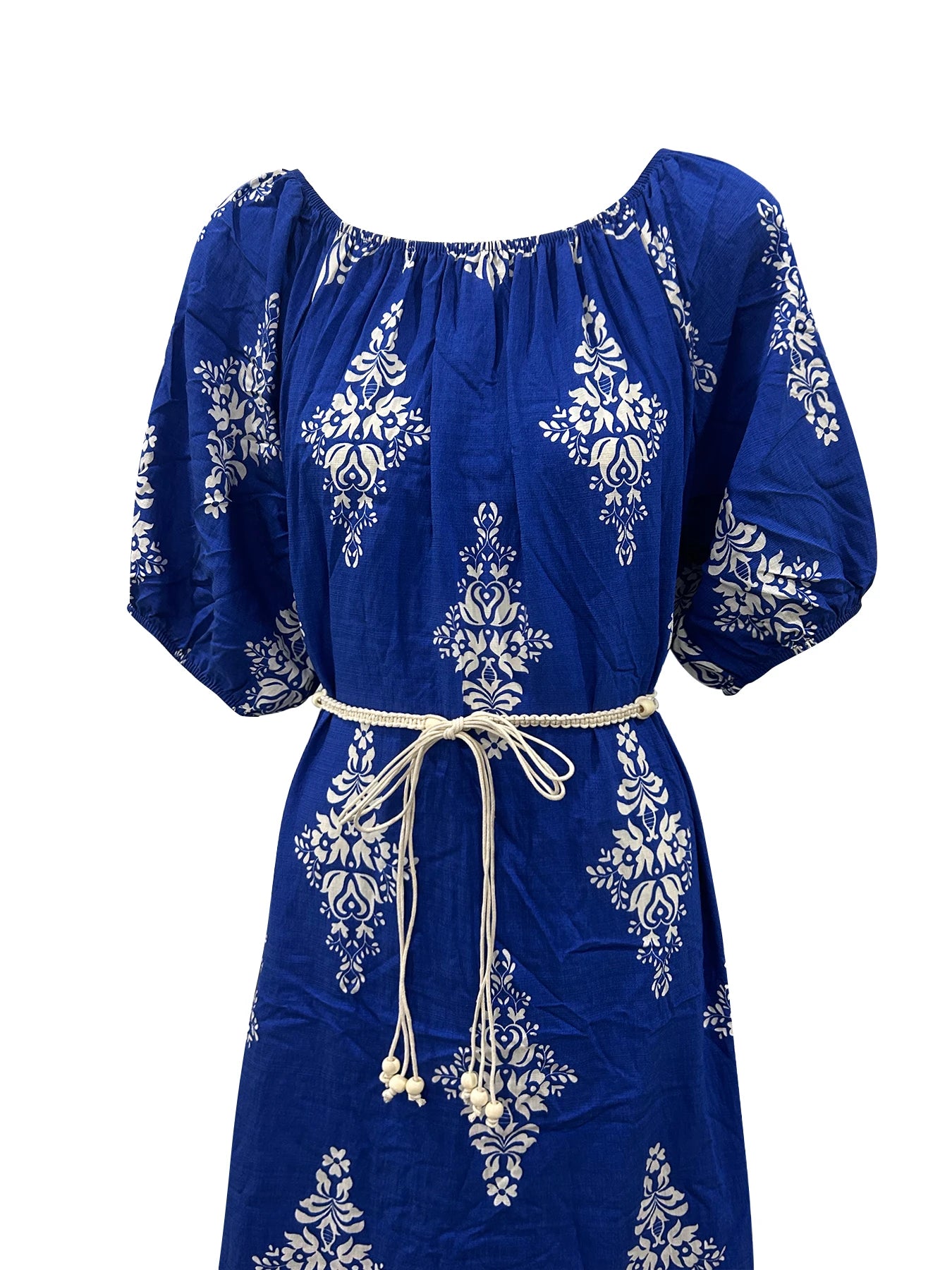 Women's Summer Dresses Casual Short Sleeve Crewneck Dress