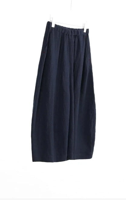 Walking with the Wind~ Linen Wide-Leg Pants, Cropped Pants, Plus-Size Loose Skirt Pants, Casual Women's Pants, New Summer Style