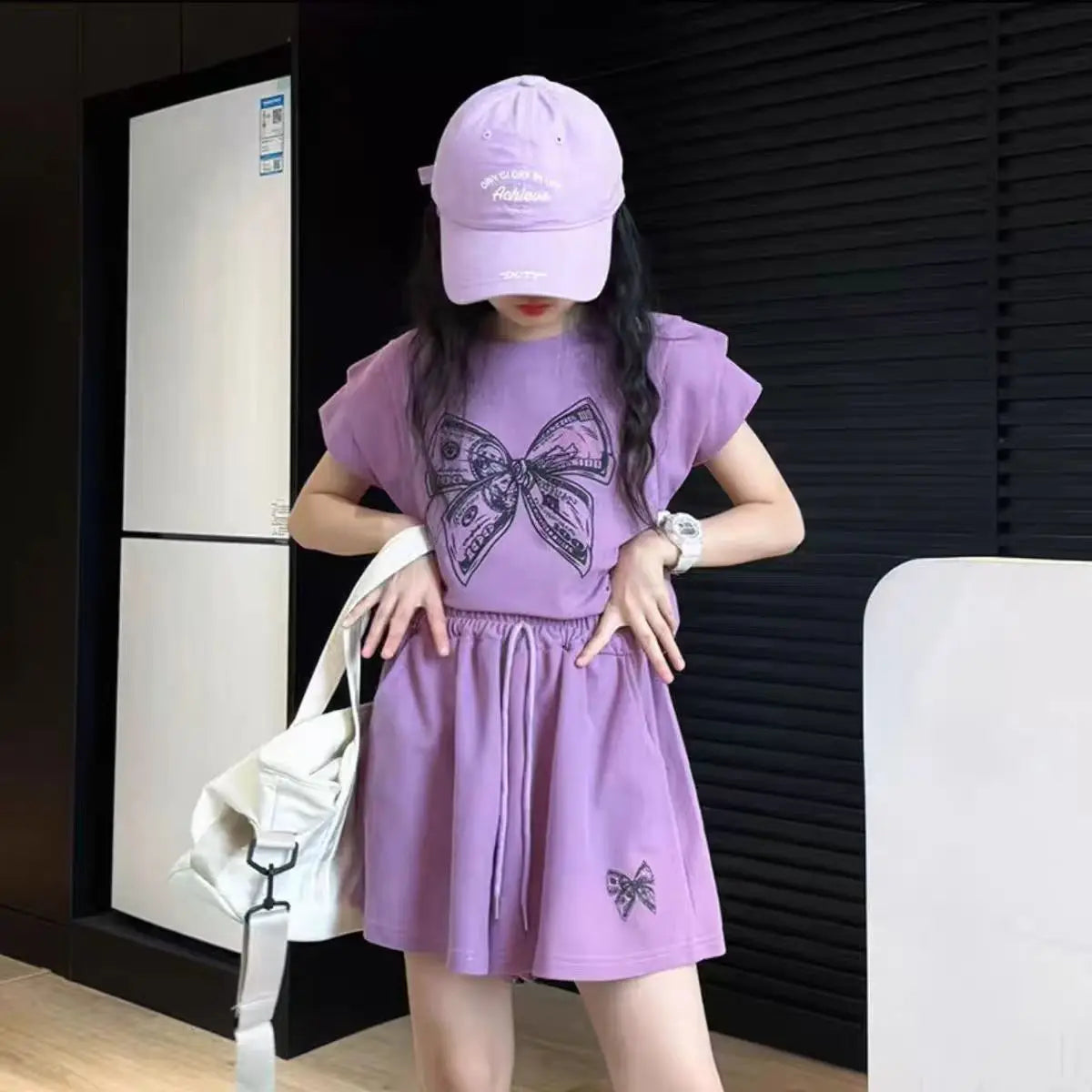 Girls' Summer Clothes Wear Children's Clothing Girl Setup Toddler Kids Sets 10 12 Years From 8 Girls' Set Tracksuit Korean 4 7 9