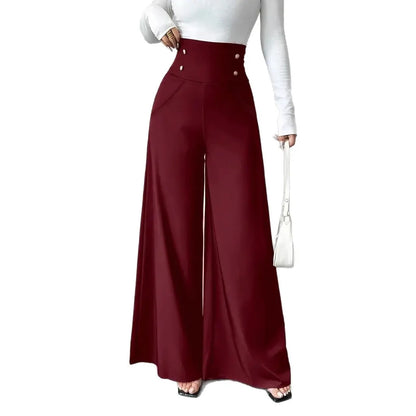 Women's Fashion Pants Straight Office Lady New Arrival Trendy Comfortable Breathable