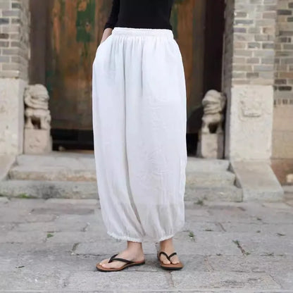 Pakistani Salwar Kameez Cotton Wide Leg Pants Light Green Mid Waist Trousers Elastic Waist Loose Pants Blue Harem Pants for