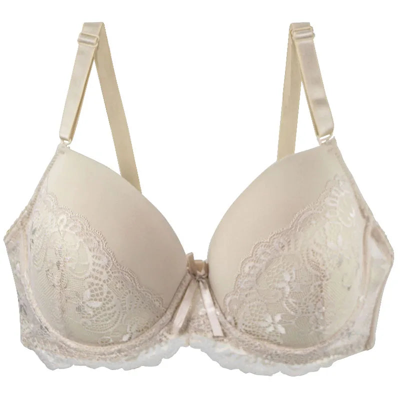 Nouvell Seamless Sexy Lace Bras For Women Push Up Purple Black Red Beige Green White BCDE Cup Undrwear Plus Size Linger