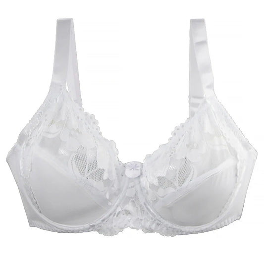 2024 New Sexy DEF Cup Bras Underwear For Women Lace Gather Steel Ring Adjustable Collection Plus Size Lingerie