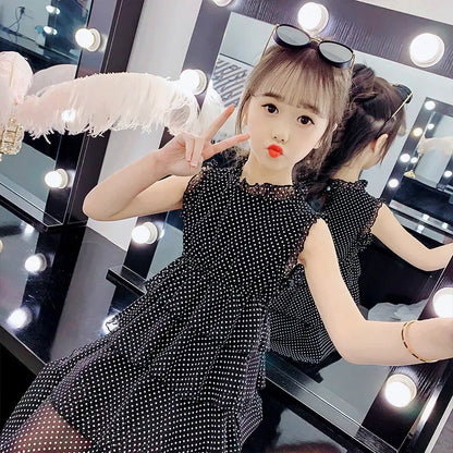 Princess Dress Chiffon Beautiful Dresses Children's Elegant Clothes for Girls 10 To 12 Years Summer Girl Suit Girl's Frocks 2025