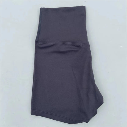 Solid Color Tight Soft Women Fitness Sport Short High Waist Yoga Short Legging Squatting Proof Comprehensive Training Athletic