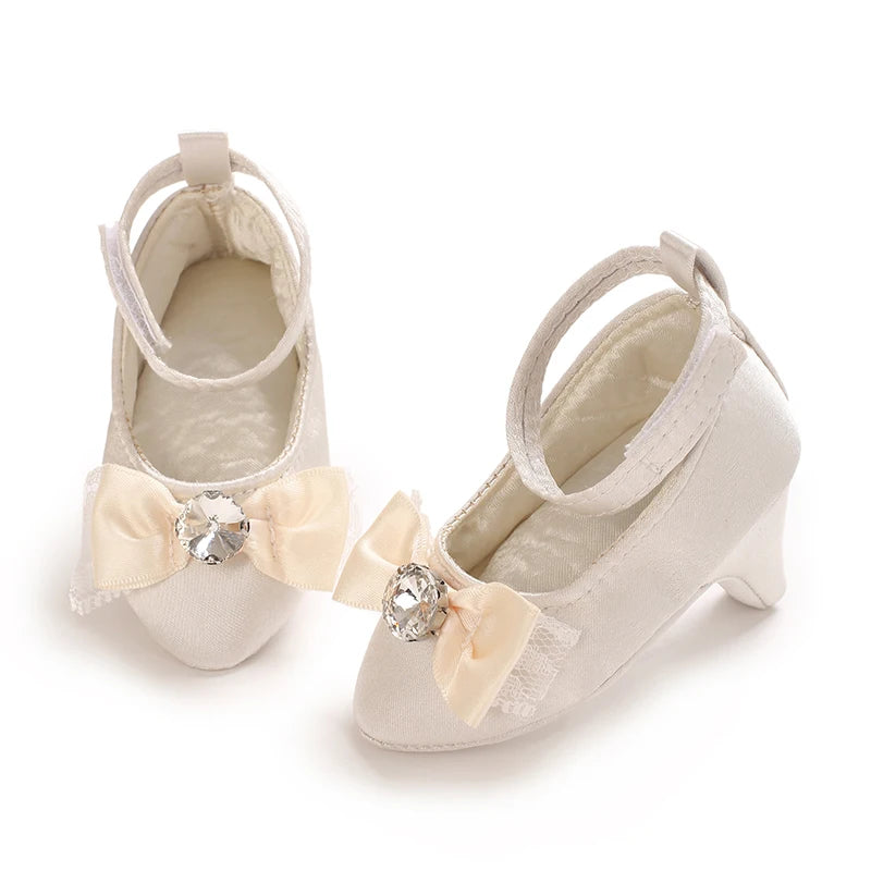 Summer Fashion New Female Baby Bow High Heels