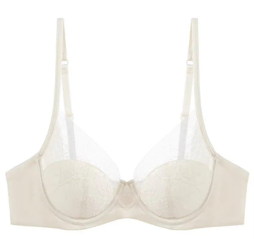 Wedding Dress Bra Set Women Red Birth Year Small Bust Soft Underwire Gathered Thin Lingerie Underwear Suit S-XL Fashion New