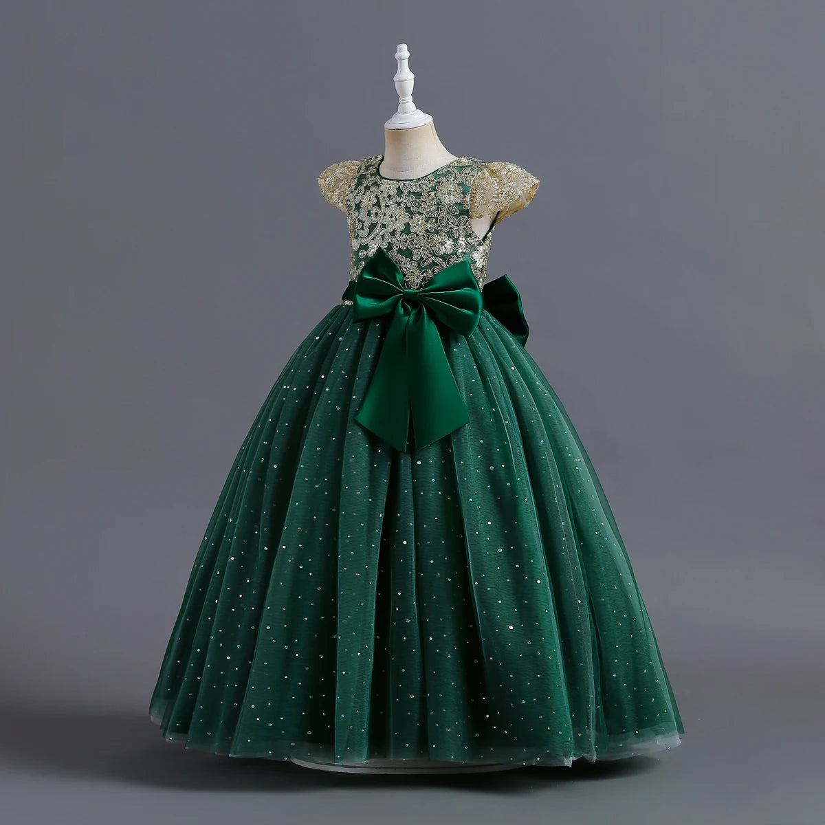 3-12 Years Girls Princess Bridesmaid Dress Kids Long Prom Ball Gowns Children Wedding Birthday Party Dresses Christmas Vestidos