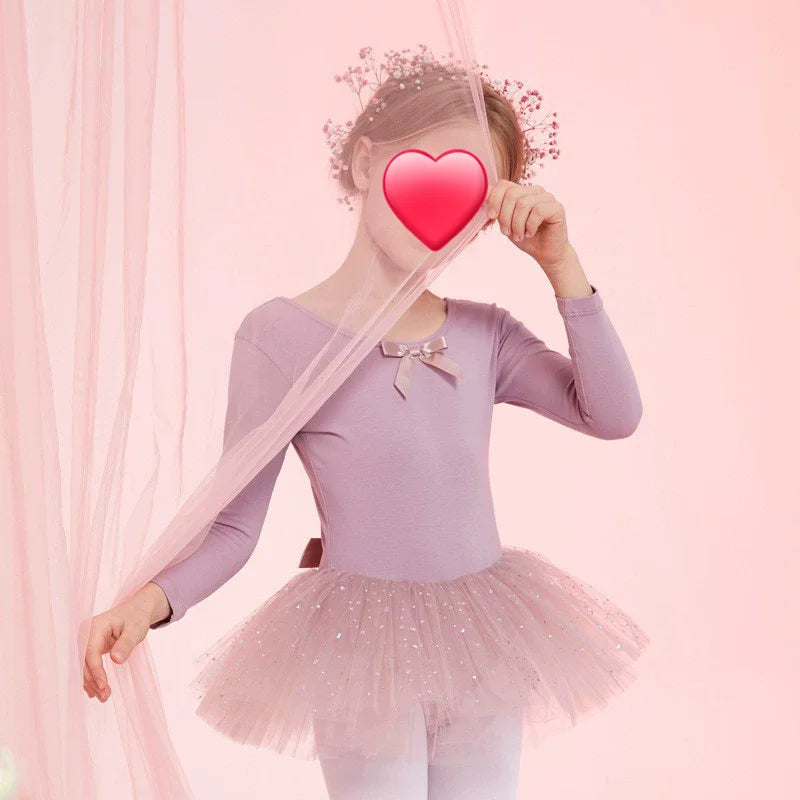 Summer Casual Ballerine Girl Dress Tutu Dance Ballet Children's Clothing Gymnastics Girls Dresses Ballet Leotards Vestidos