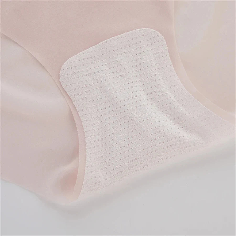 Ice Silk Seamless Underwear Women Ladies Summer Ultra In Sense Quick Drying Pants Briefs Girls Breathable Panties Lingeries M-XL