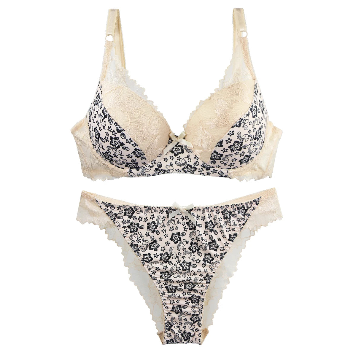2027New 34/75 36/80 38/85 40/90 42/95 44/100 BCDE Bras Set White burgundy Beige Black Green Blue Push Up Underwear For Women