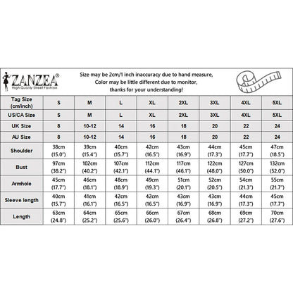 ZANZEA Women's Summer Elegant Blouses Floral Printed 3/4 Lantern Sleeve Patchwork Tops Feminine O-Neck Shirred Blusas de Mujer