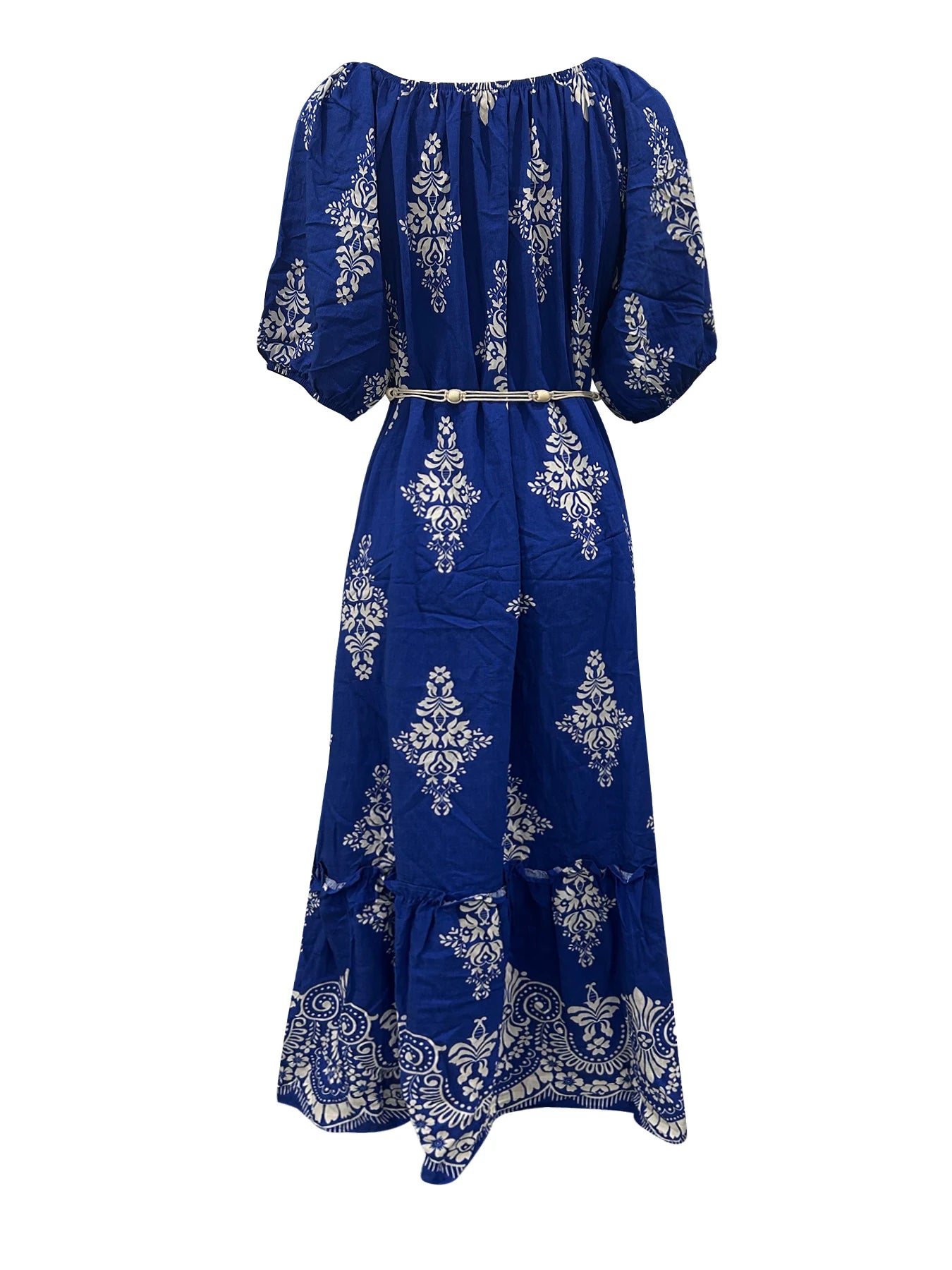 Women's Summer Dresses Casual Short Sleeve Crewneck Dress