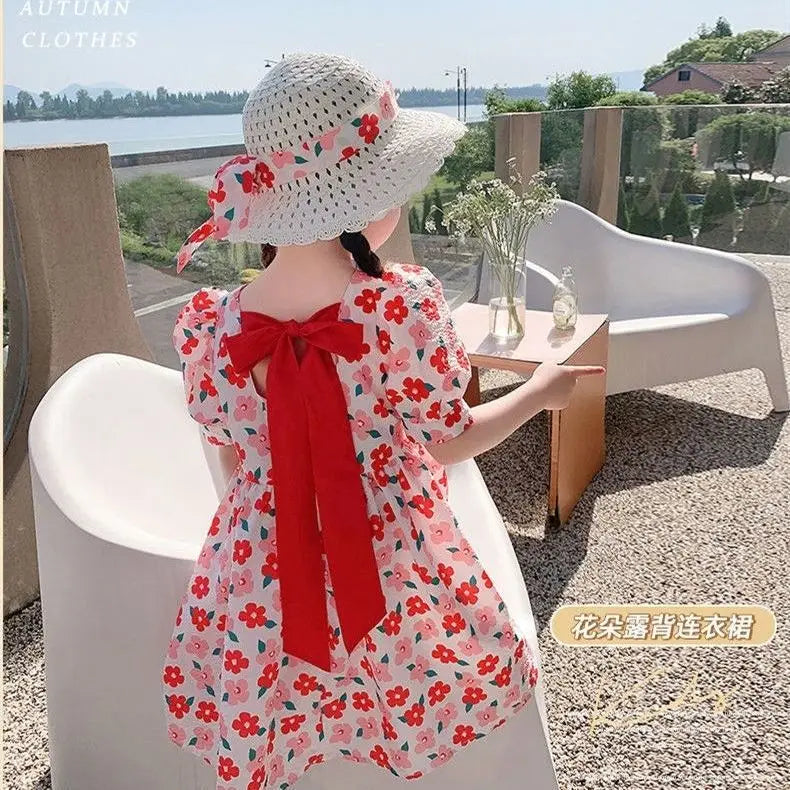 Stylish Summer Floral Dress Girl Clothes 10 To 12 Years From Fashion Junior Girls' Clothing 11 Old Girl's Female Child Children