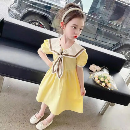 Navy Academy-style Skirt Dresses for Kids Girls 8 Years Girl Costume Women's Summer Girls' Clothes Children's Dress 12 Luxury 10
