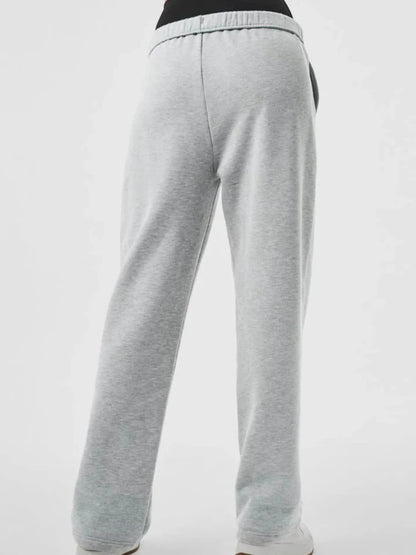 Elastic Black Trousers Joggers Women Sports Cotton Jogging Gray Straight Leg Sweatpants Casual Drawstring Women's Classic Pants
