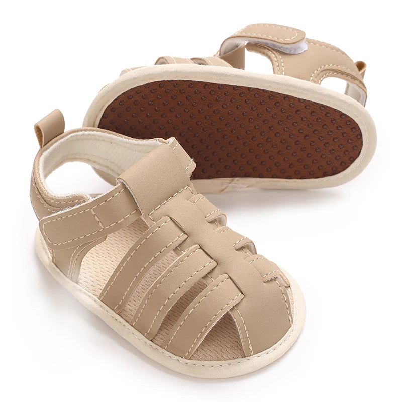 Summer Baby Shoes Walking Shoes 0-1 Year Old Male and Female Baby Walking Shoes Roman Sandals