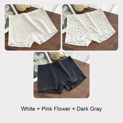 Women's Summer Shorts for a Dress Sports Fashion Female Boxer Shorts Underwear Skirt Panties Under the Safety Short Pants Trunk