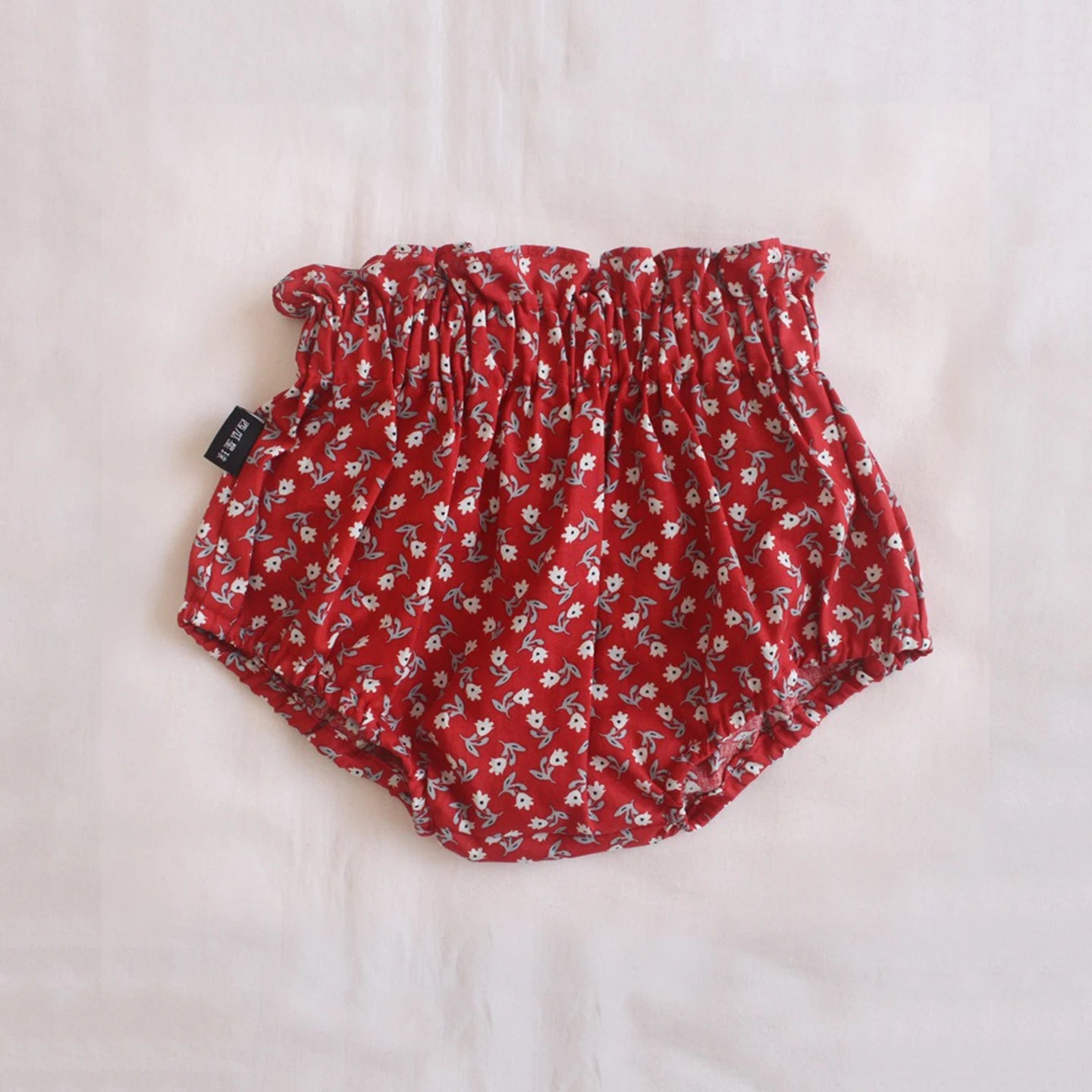 Ircomll 2pcs Summer Toddler Baby Girl Shorts Cotton Linen Floral Breathable Lounge Kids Pants Children Loose PP Pants Shorts