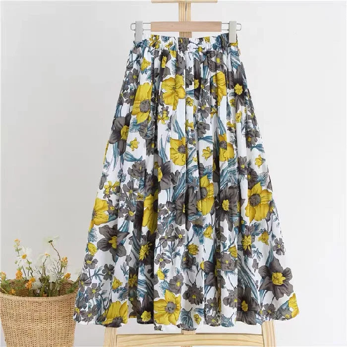 Women's Summer Elegant Fashion Women's Clothing A-Line Floral Office Lady New Arrival Trendy Comfortable Breathable