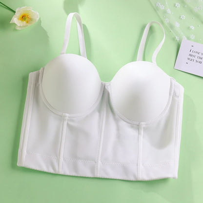 2024 New French Beige Black Red White Bras Sexy Push Up Lolita Style Underwear For Women ABC Cup Lingerie