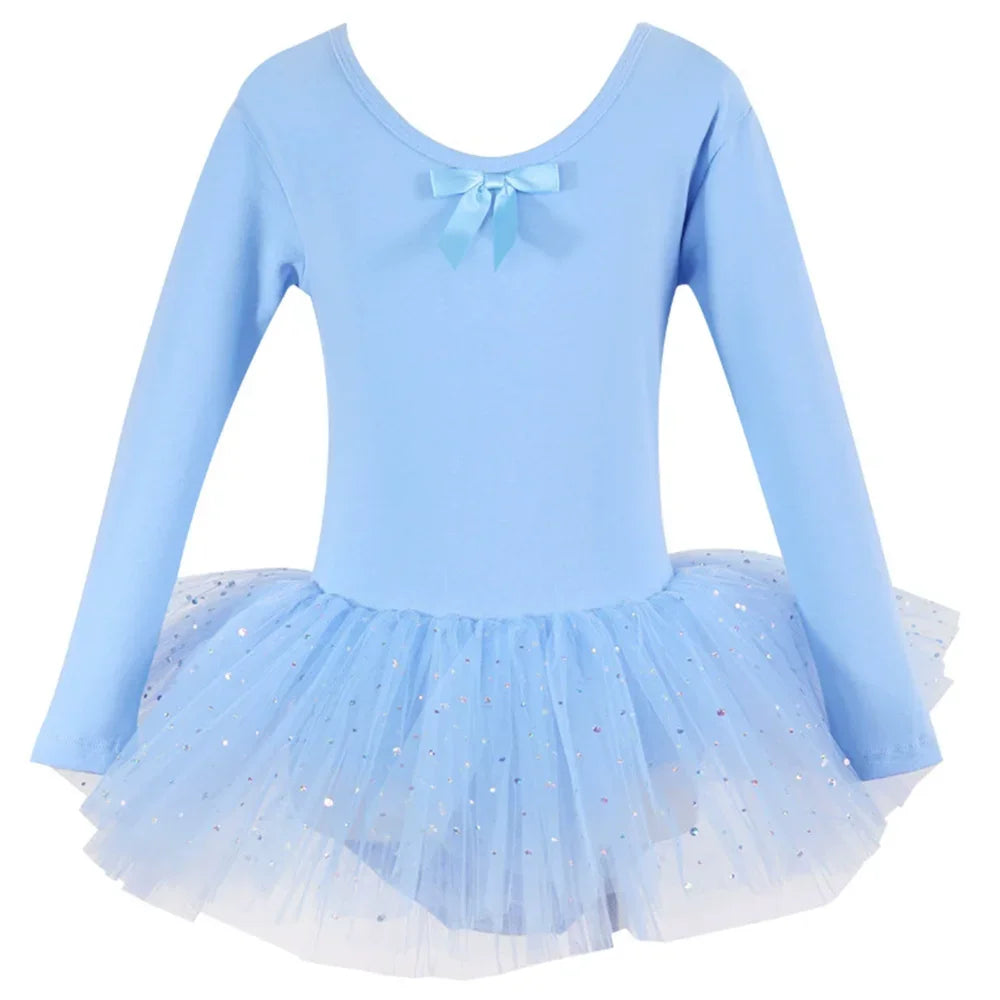 Summer Casual Ballerine Girl Dress Tutu Dance Ballet Children's Clothing Gymnastics Girls Dresses Ballet Leotards Vestidos