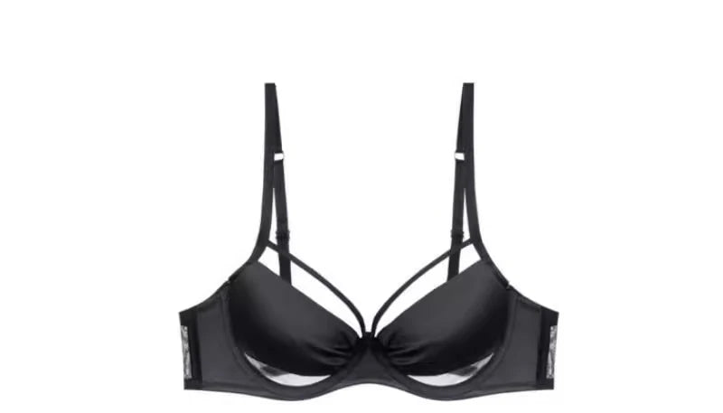 섹시 Push Up Bra Victoria Style - Wireless Slimming Lingerie Large Breasts, French Thin Tapered Bralette Anti Sag T-Shirt Bra