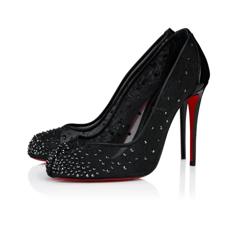 High Heels 11 Cm Thin Stiletto Party Pumps Spring Summer Fashion Shoes Large Size Zapatos De Mujer Shoes for Women Women Ultra