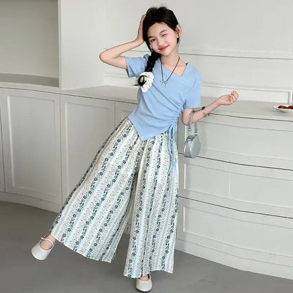 Children Clothes From 7 To 14 Years Children's Clothing Girl Setup 2025 Top Set Girls Party 12 Year Old Teens Sets for Children