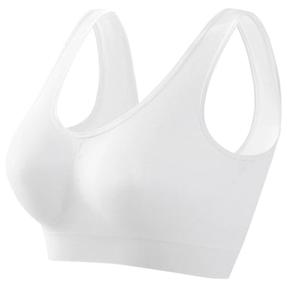 Seamless Bras For Women Hollow Mesh Breathable Sports Bra Female Wireless No Pads Crop Top Sexy Lingerie Soft Brassiere M-5XL