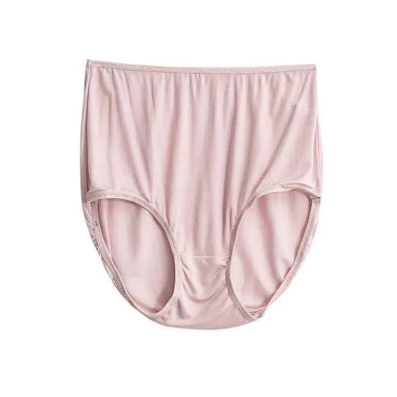 3Pcs/Set Natural Mulberry Silk Women's Underwear High Waist Briefs Traceless Breathable Sexy Underwear  Underwear Women Panties
