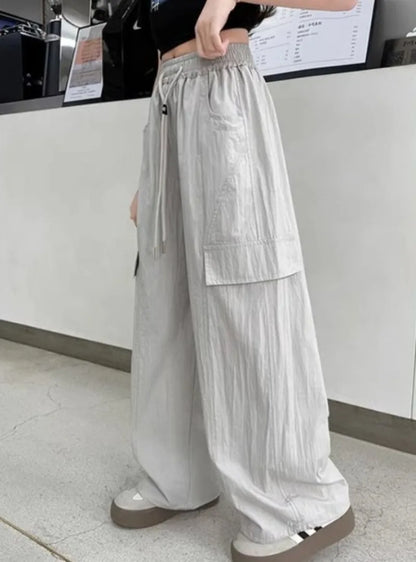 Kids' Cargo Pants Summer Lightweight Mosquito Repellent Loose Fit Wide Leg Anti Bite Children's Pants 5-12 Years