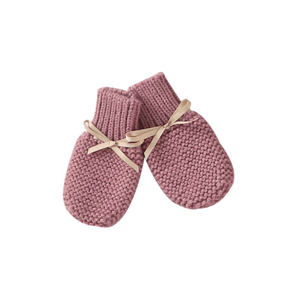 Newborn Baby Shoes Knitted Infant Girls Boys Boots Cute Butterfly-knot Toddler Walk Bed Shoes Warm 0-18M Accessories Hats Gloves
