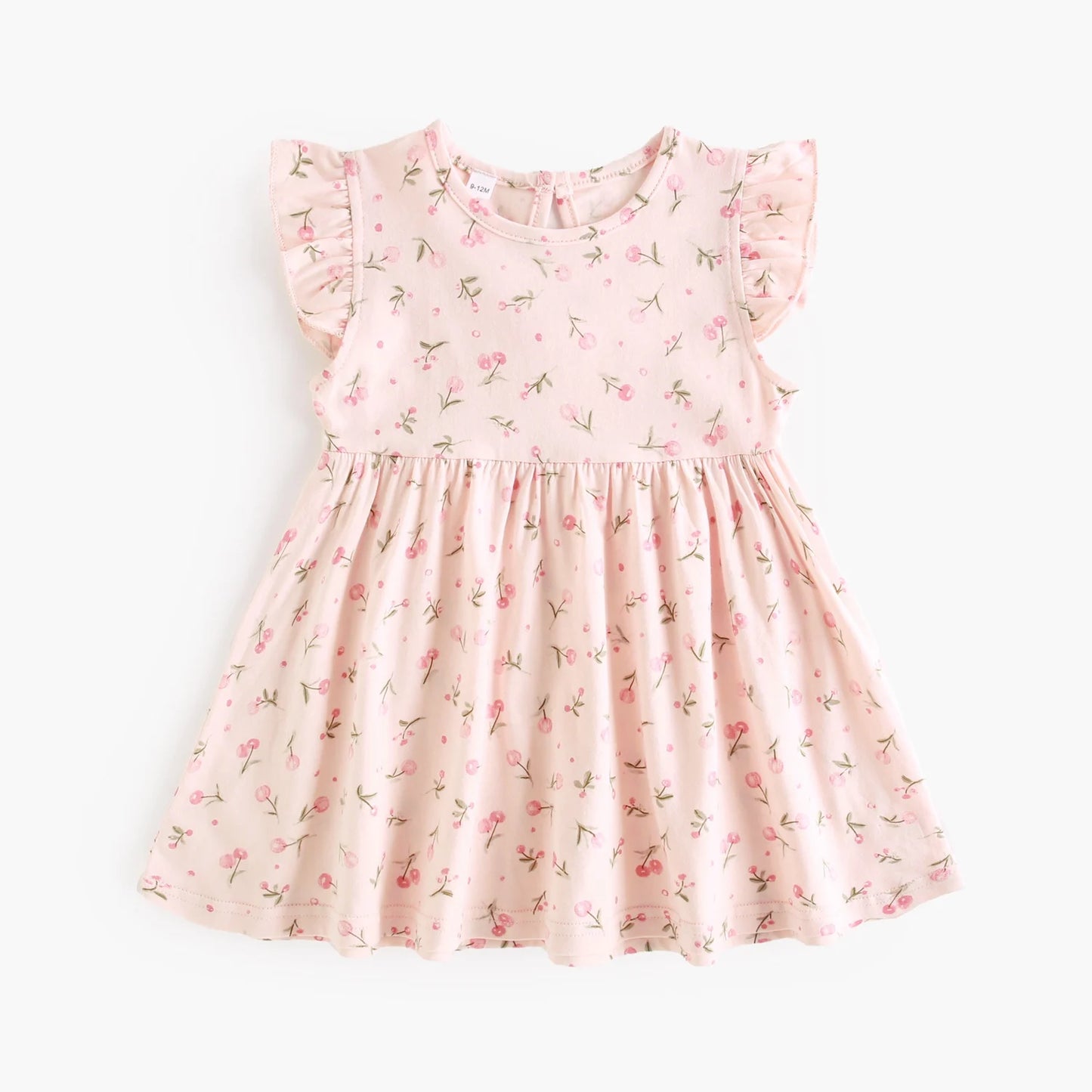 Sanlutoz Summer Fashion Kids Dress Floral Baby Girls Dress Clothing Cotton