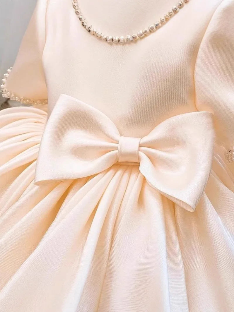 Girls New Flower Girl Wedding Dress-Year-Old Baby Birthday Party Vestidos Princess Dress