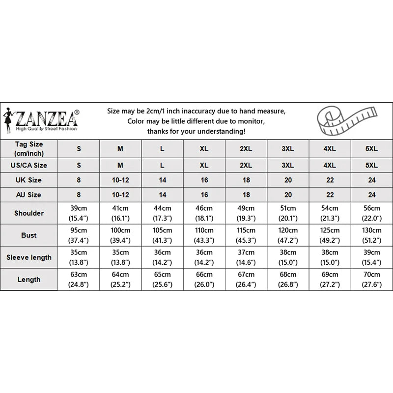 ZANZEA Women's Elegant Blouses Pleated Bell Sleeve V-Neck Loose Pullover Tops Summer Daily Casual Solid Color Blusas de Mujer