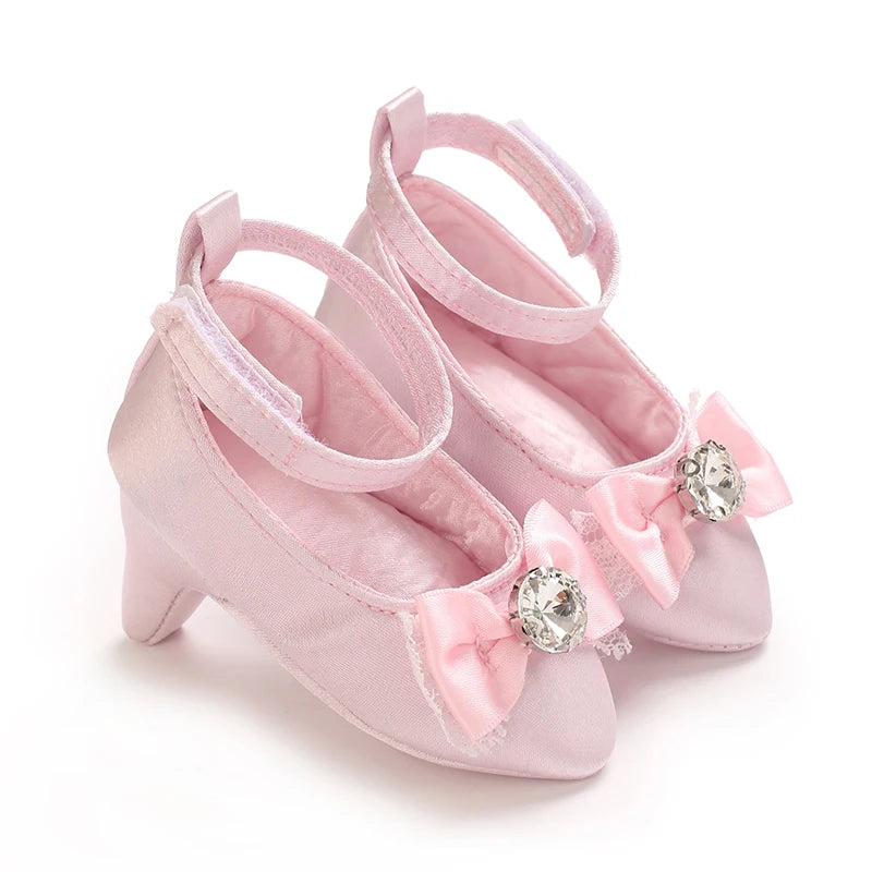 Summer Fashion New Female Baby Bow High Heels
