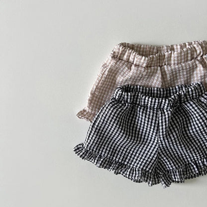 MILANCEL 2026 Summer Baby Clothing Set Toddler Ruffle Tee and Shorts 2Pcs Girls Suits Ruffle Tee Set