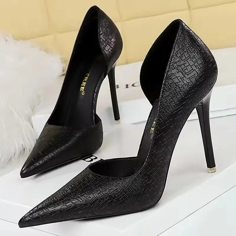 BIGTREE Shoes Sequin Cloth Women Pumps Fashion Wedding Shoes Luxury High Heels Women Shoes Stilettos Heels Sexy Party Shoes 2026