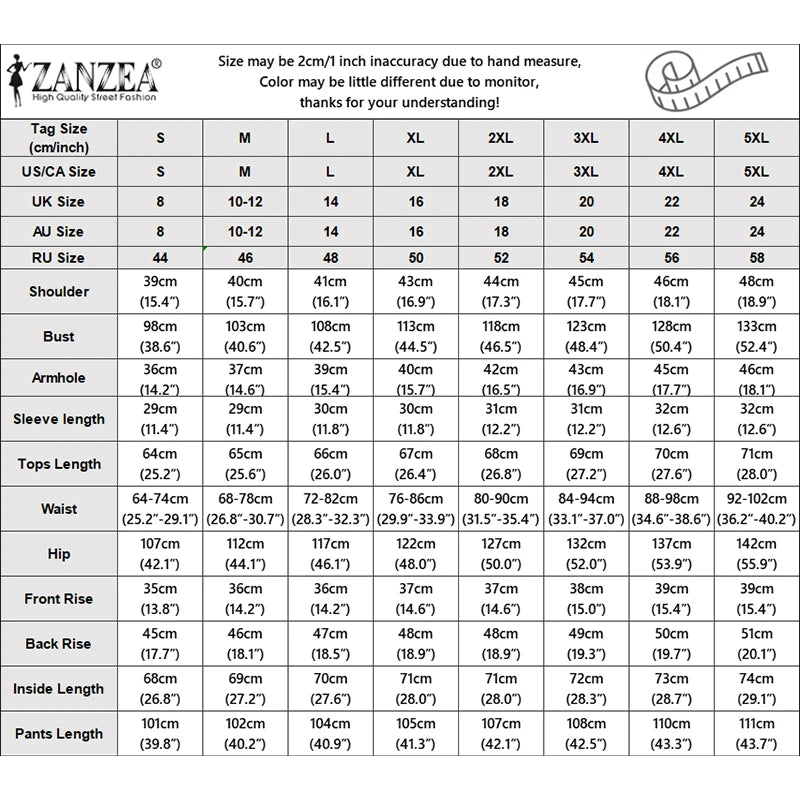 ZANZEA Fashion Short Sleeve Blouse Wide Leg Pant Sets Summer 2 Picece Set Women Striped Outfit Elegant Work Suit Stain Tracksuit