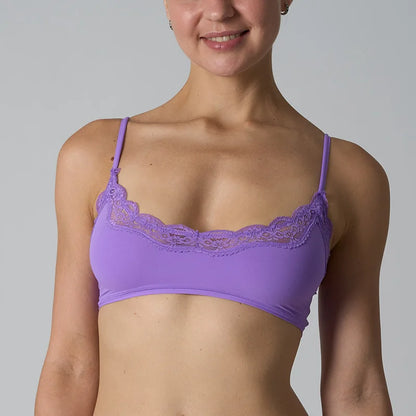 Solid Lace Thin Underwear Sets Women Slim Lift Comfortable Minimalist Without Steel Ring Bra Suit Sweet Y2K Sport Bras and Panty