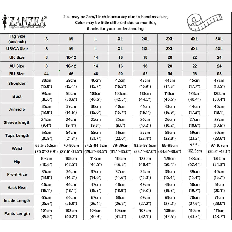 ZANZEA Women's Casual Pant Sets Summer Wide Leg Pant & V-Neck Short Sleeve Shirt 2 Pieces Suits Commute Solid Color Outfits
