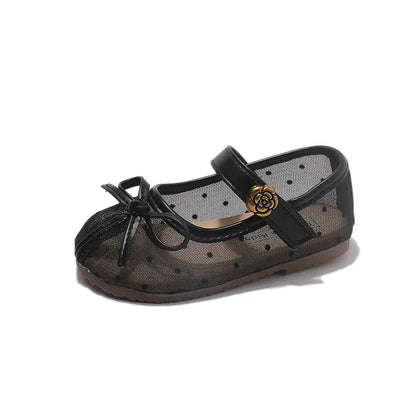 Fashion Women Shoes 2026 Spring/summer Cute Kid Shoe 1-12y Bow Princess Shoes Performance Shos Cute Girl Shoes