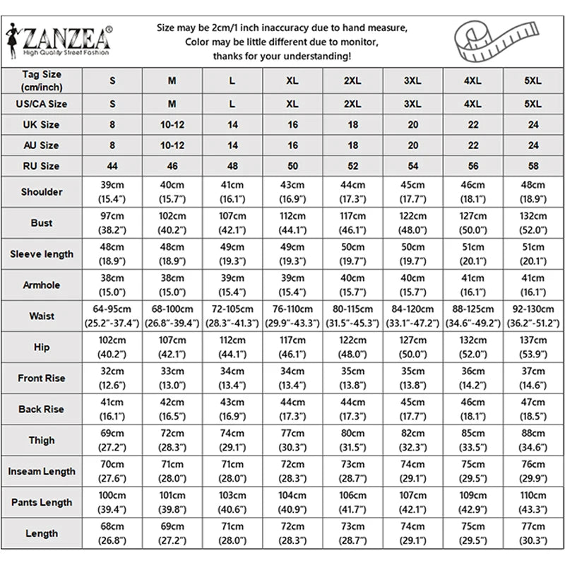 ZANZEA Women Muslim 2 Piece Sets 2026 Summer Wide Leg Pant Sets Long Sleeve Irregular Blouse Trousers Solid Color Work Outfits