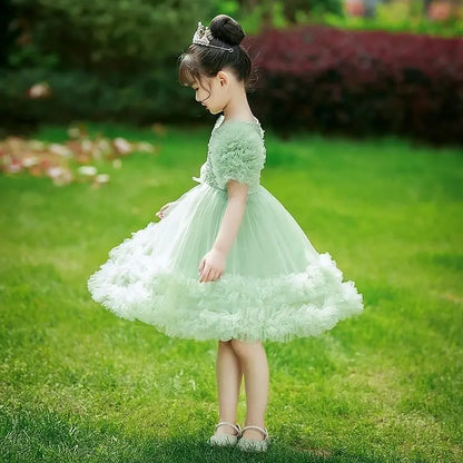 Fairy Princess Tulle Dress for Kids Summer Clothes Girls Girl 12 Years 10 Old 9 4 Year Elementary Holiday Dresses Party Pink 8 7