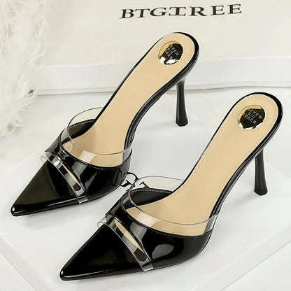 BIGTREE Shoes Women Summer Women's Sandals Shoes Open Toed Slippers High-heeled Sandals Stiletto Heels 9 cm Women Pumps 2026