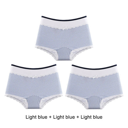 Cotton Boxer Briefs for Women Sexy Panties Set Pack Plus Size Panties Women's Boxers Lace Underwear Lingerie Underpants Seamless