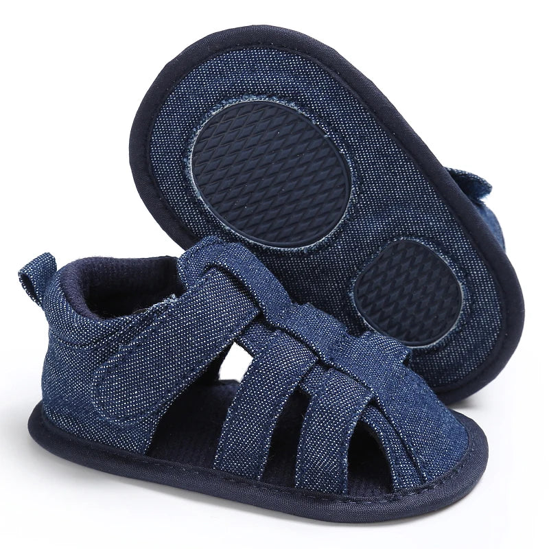 Summer Baby Shoes Walking Shoes 0-1 Year Old Male and Female Baby Walking Shoes Roman Sandals