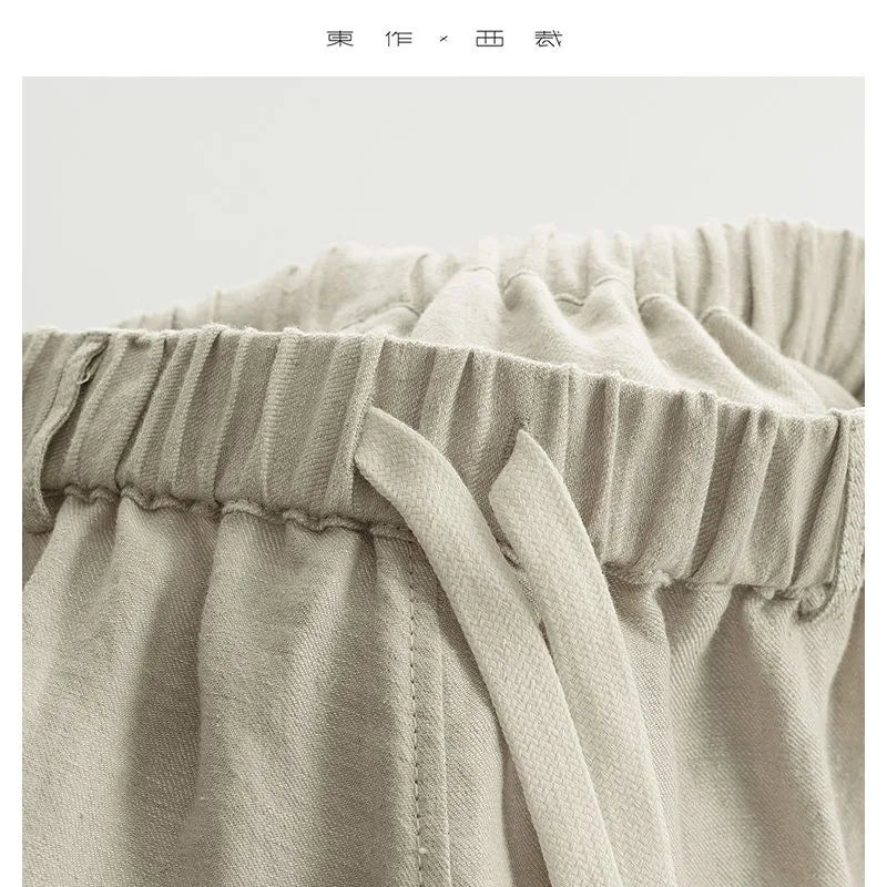 Wear It in Summer, It's Cool~ Lightweight Linen Pants, Wide-Leg Pants, Loose Long Pants for Women in Summer