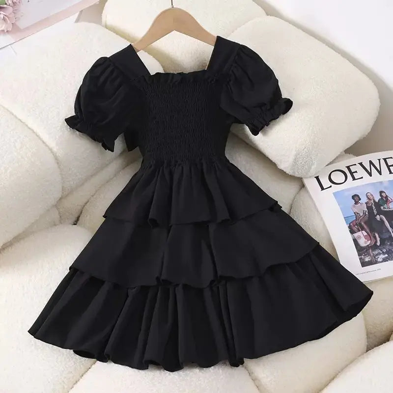 Girls Dress Summer Princess 2026 Casual Kids Dress Birthday Ball Part Gift Children Princess Dresses Vestido Teen 6 8 10 12 14 Y